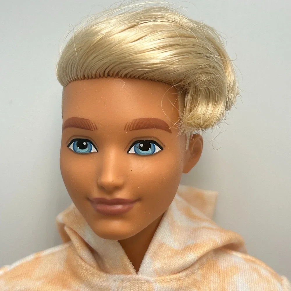 Barbie Dream Besties Ken Posable Fashion Doll Mattel Malibu Tie Dye Hoodie Shoes